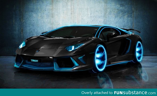 TRON Lamborghini Aventador