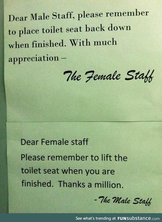 Dear Female Staff
