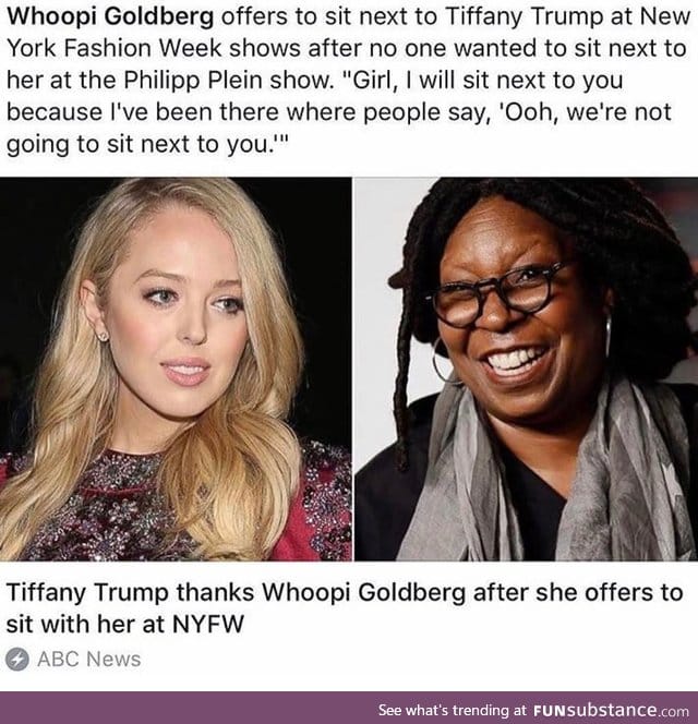 Even if you don't agree with Donald Trump, Whoopi is still amazing
