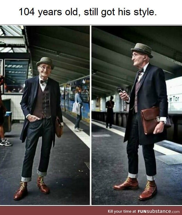 104 years and still stylish