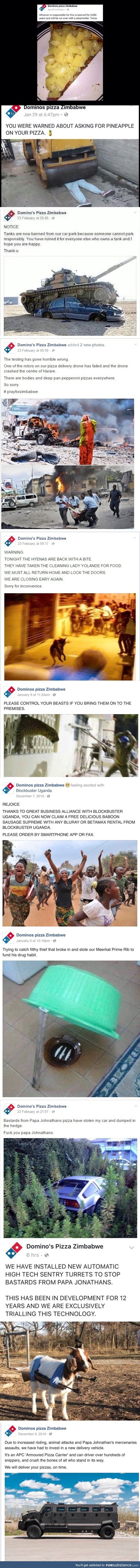 Dominos pizza zimbabwe compilation