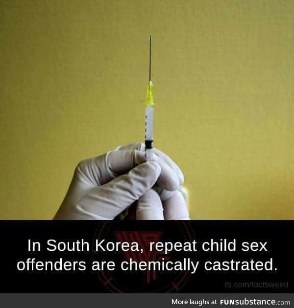 Child sex offenders in South Korea