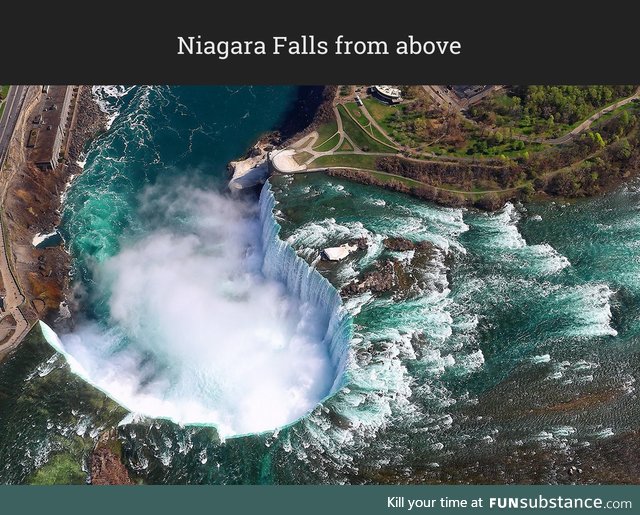 Niagara Falls looks like a scene from a movie