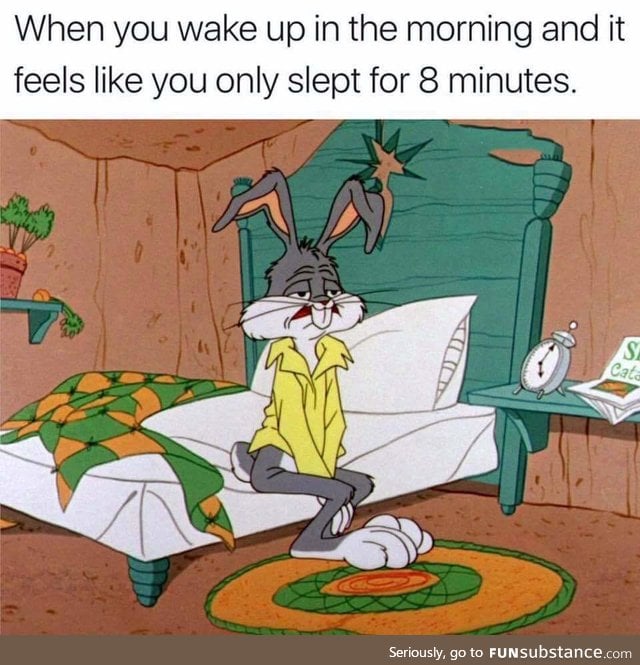 Waking up be like