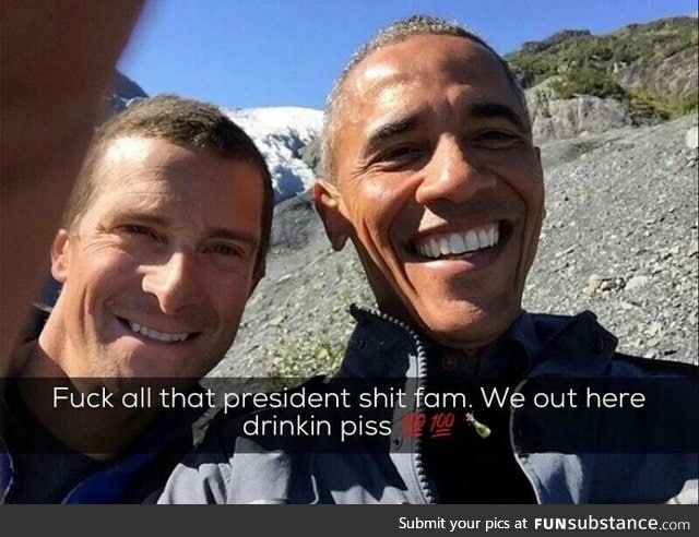 Obama enjoying life