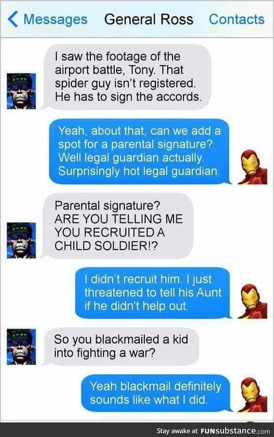 Maybe Tony wasn't the best choice for a recruiter