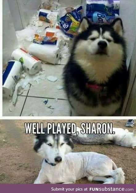 The f*ck you gonna do about it Sharon?