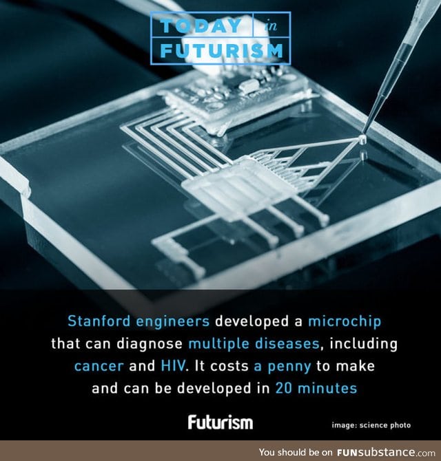 Microchip capable of detected diseases like cancer and HIV