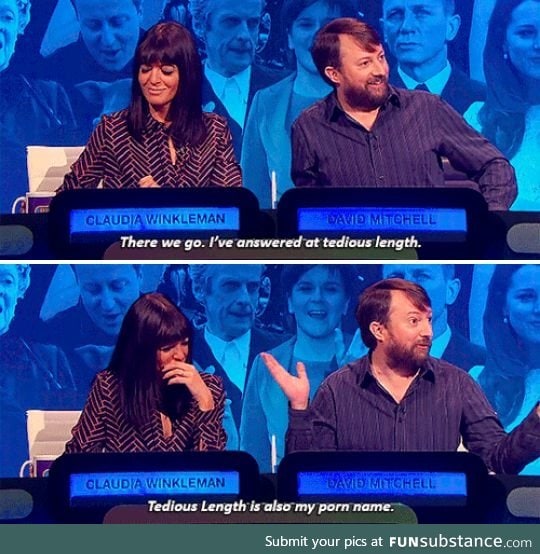 Who doesn't love David Mitchell?