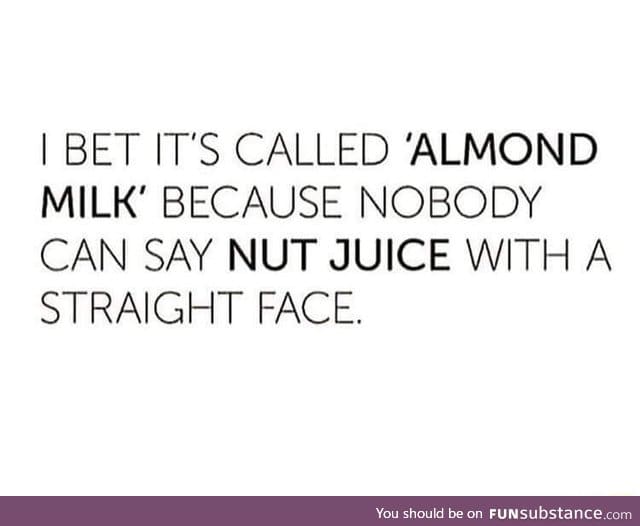 Why is it called an almond juice