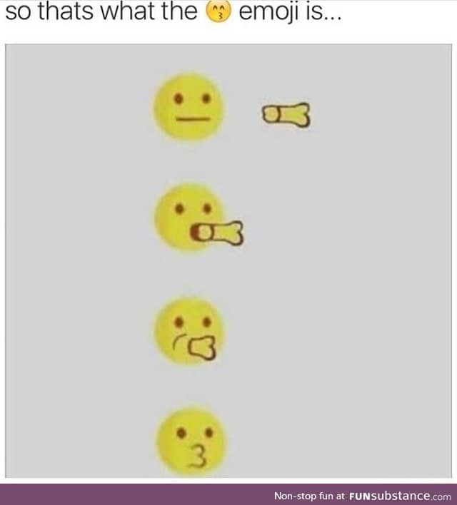 That's how the emoji was made