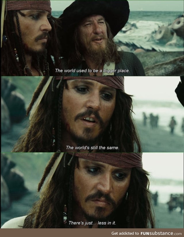 We all love Captain Jack Sparrow!