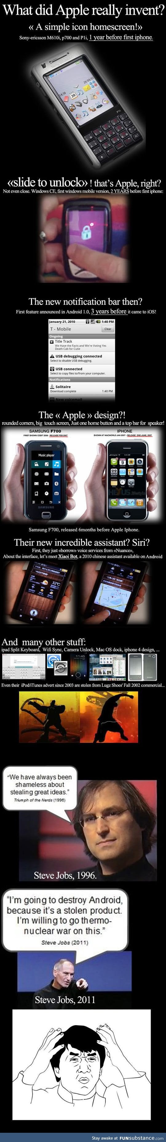 What apple actually invented