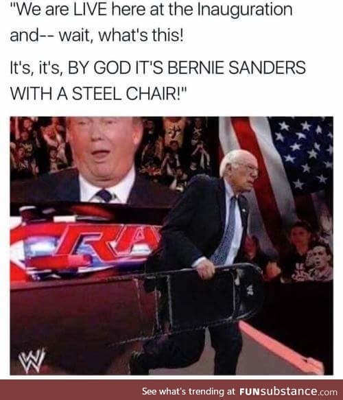 Bernie would kick his ass