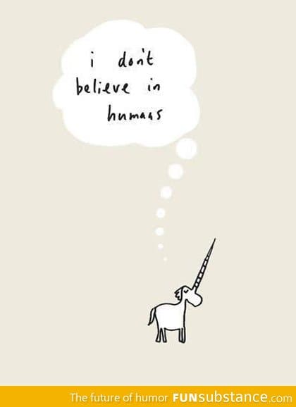 Non believer unicorn
