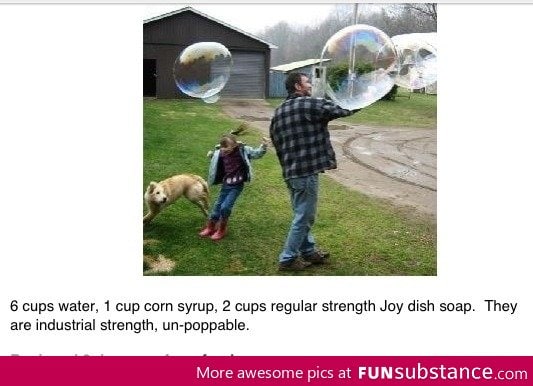 Mother of bubbles