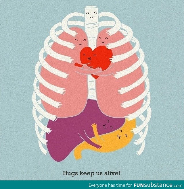 Overly attached organs keep us alive