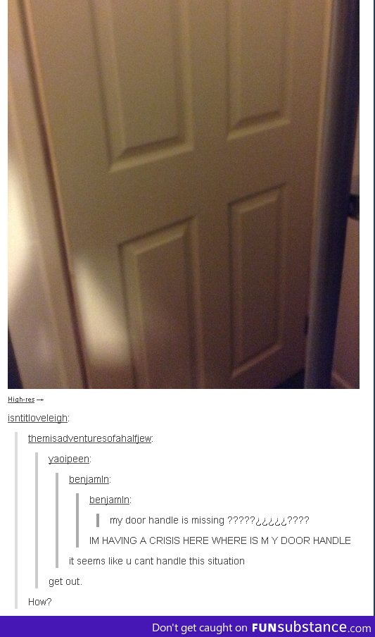 Major door problem