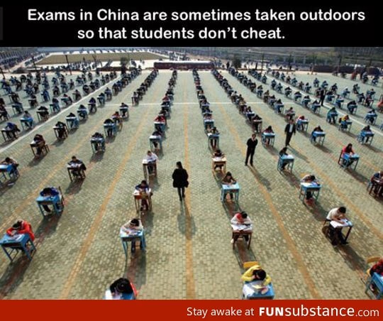 China's extreme exam measures