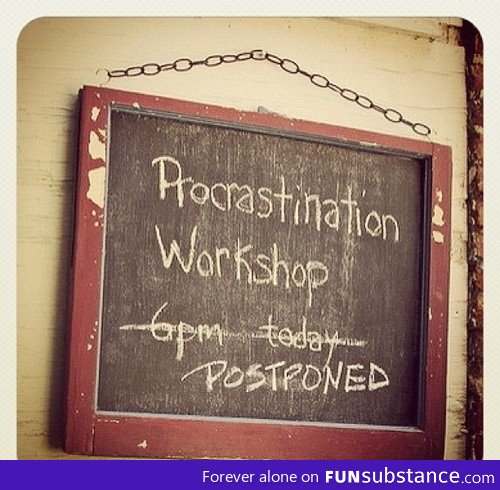 Procrastination workshop