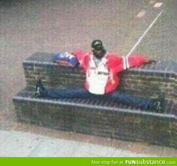 "Save me a seat bro" "Yeah sure"