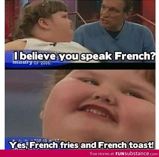 Yes I speak French