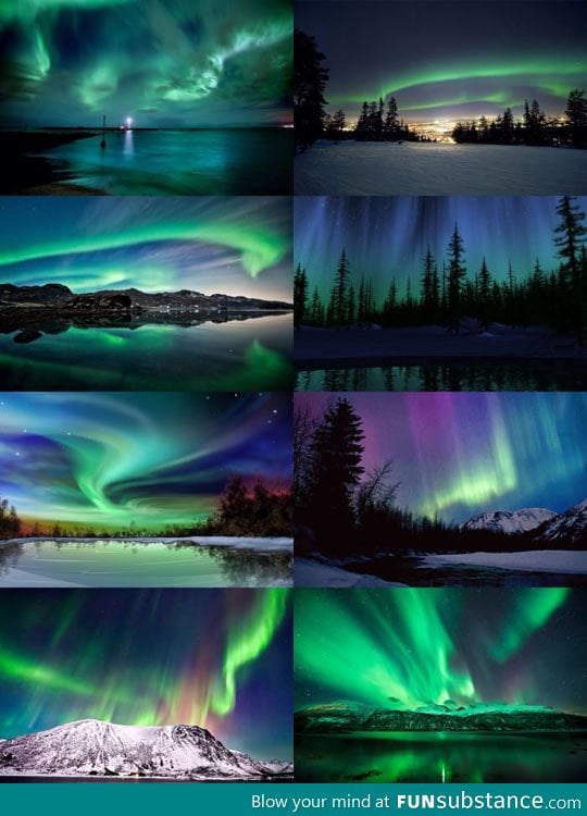 Mesmerizing Auroras in Scandinavia
