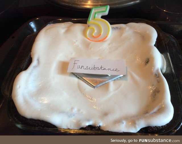 Made a torte. Happy Birthday Funsubstance!
