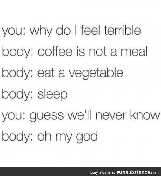 Me vs my body