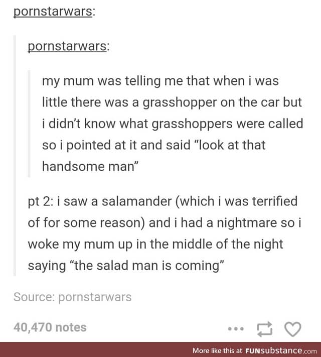 The salad man