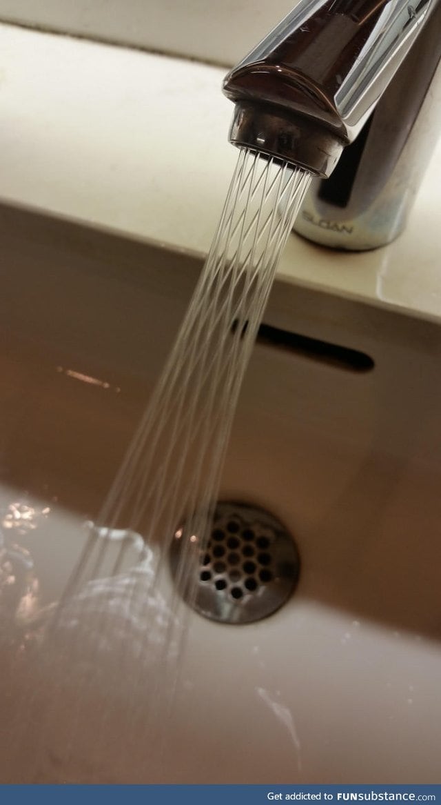 This faucet at the mall