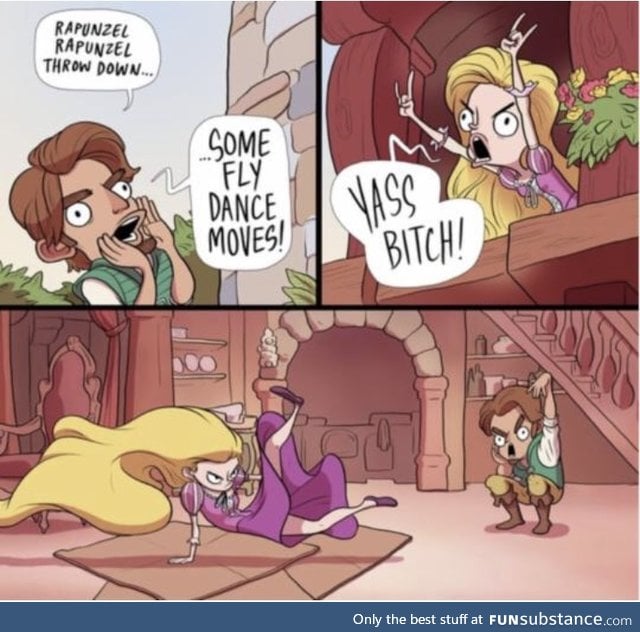 Rapunzel's not your ordinary white girl