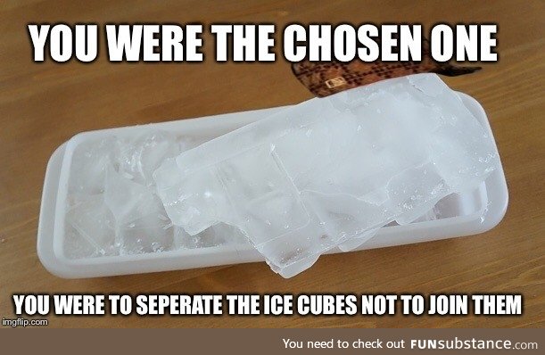 Scumbag ice tray