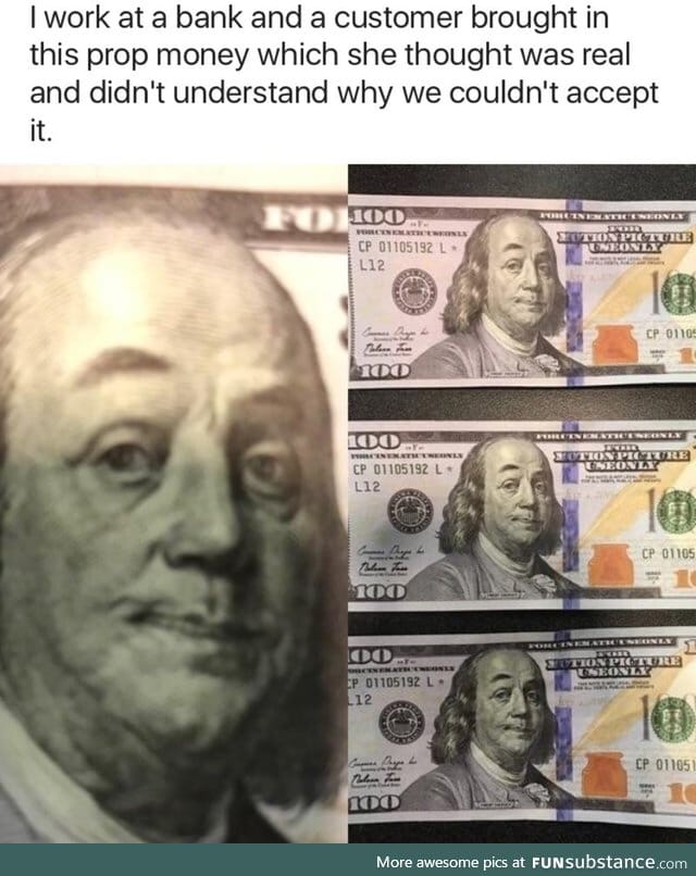 Fake money