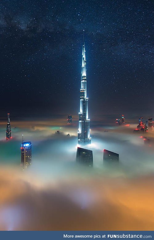 Dubai has no cloudy nights