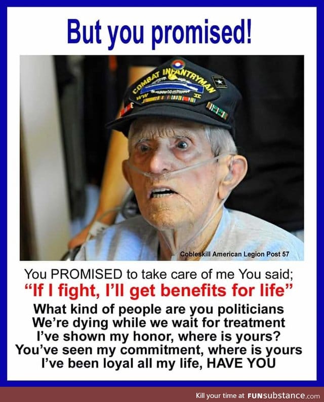 way to many veterans deal with this crap