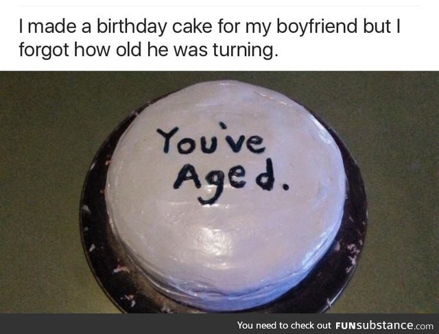 Birthday cake for any age