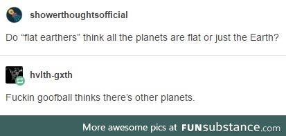 Every planet is flat