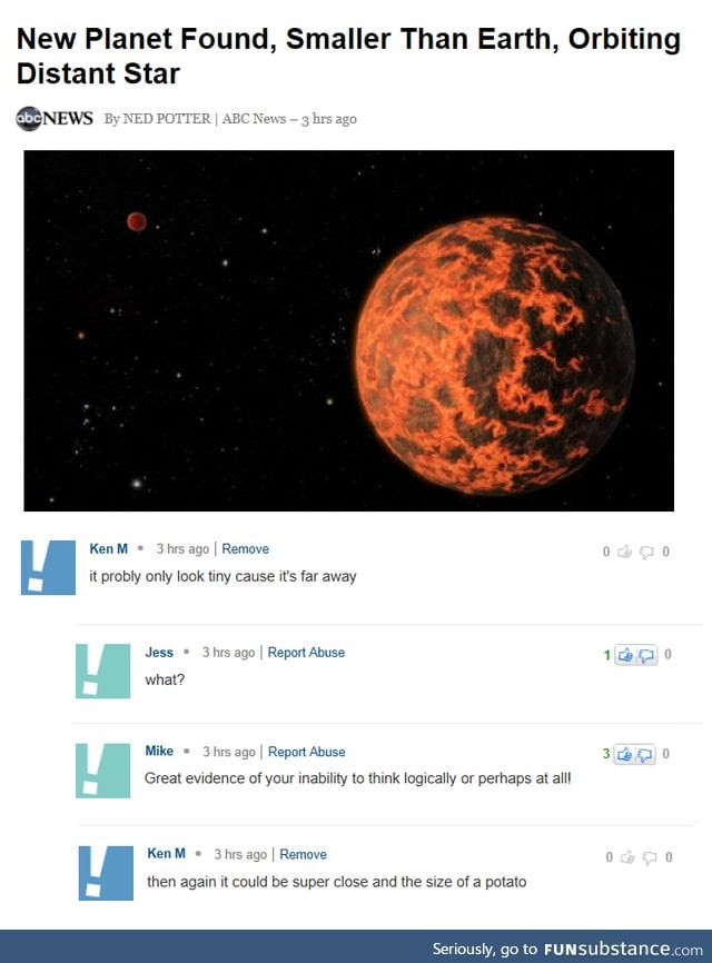 Ken M is my favorite troll