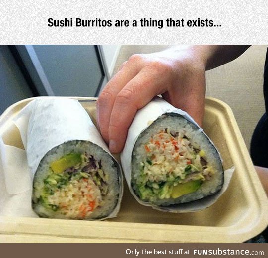 Sushi burritos