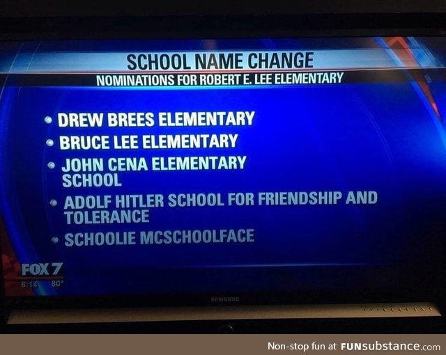 School name change