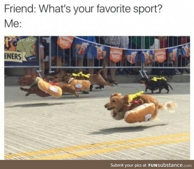 Hotdog race