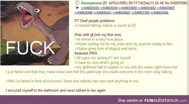 Anon is deaf