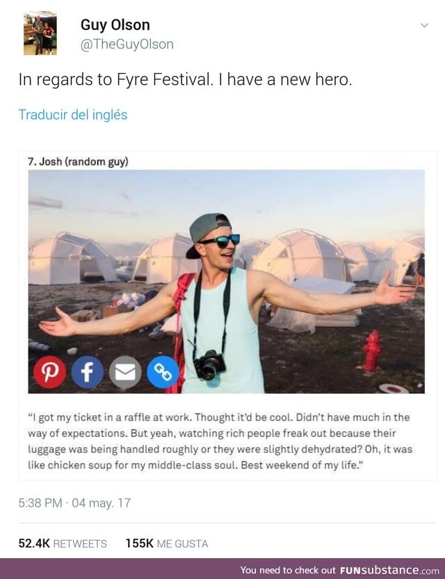 In regards to fyre festival