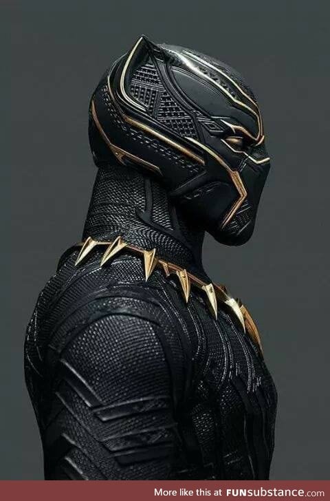 Black panther has the sickest costume ever