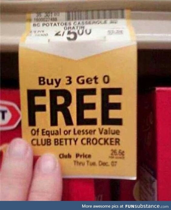 What a bargain!