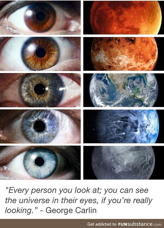 You can see the universe
