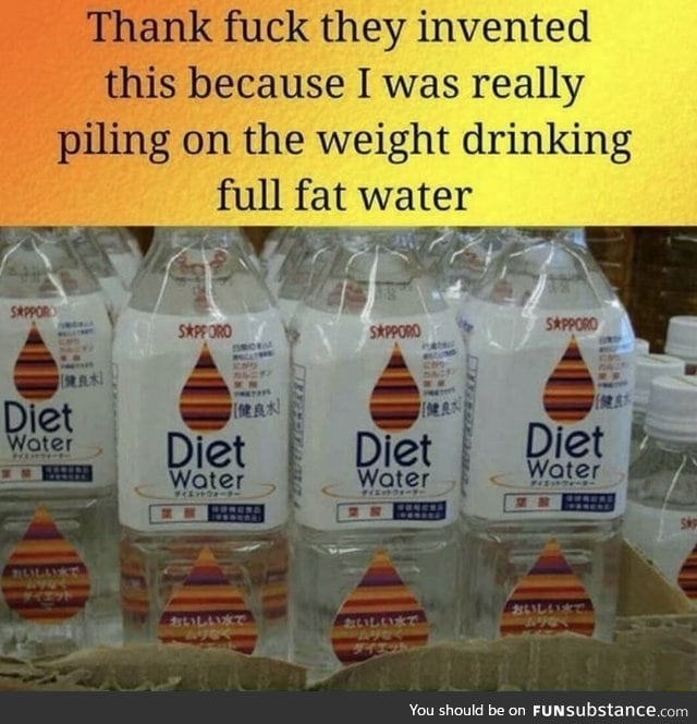 Diet water