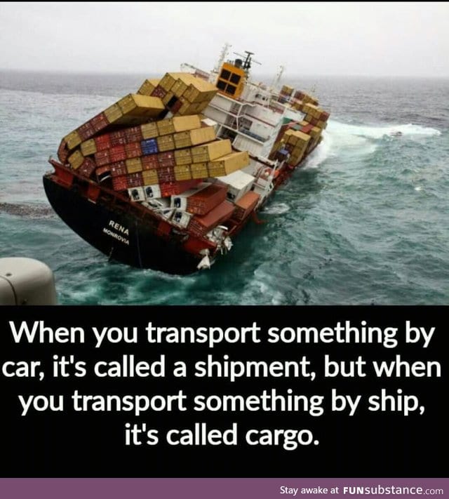 Shipment thought