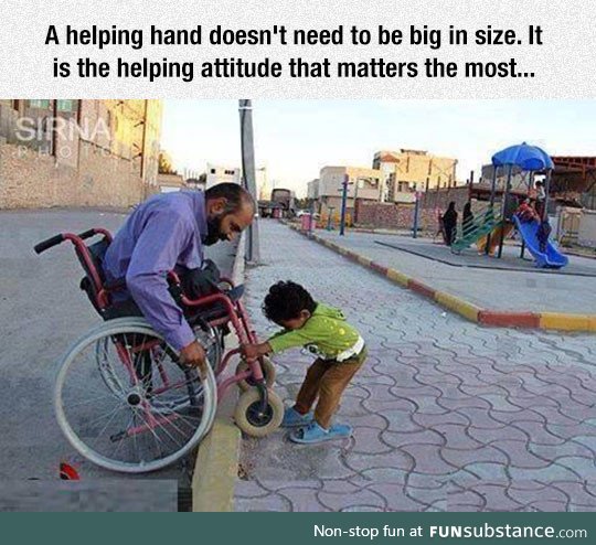 Being helpful to others